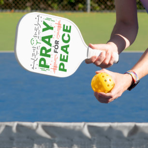 Pray For Peace Pickleball Paddle
