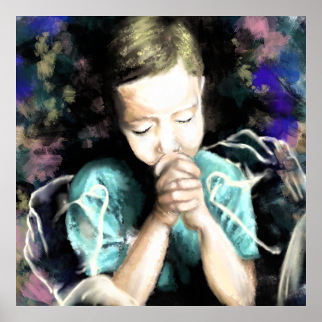 Pray for Peace - Please - No War - Hope - Painting Poster (Front)