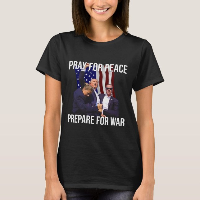 Pray For Peace  T-Shirt (Front)