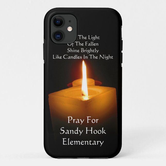 PRAY FOR SANDY HOOK ELEMENTARY Case-Mate iPhone CASE (Back)