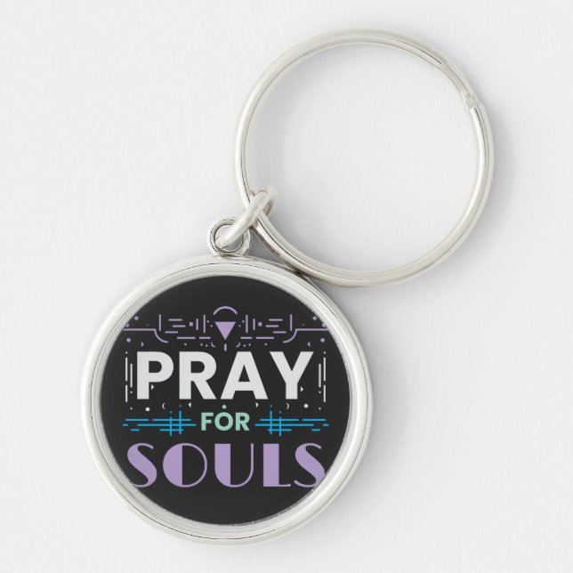 Pray for Souls Key Ring (Front)