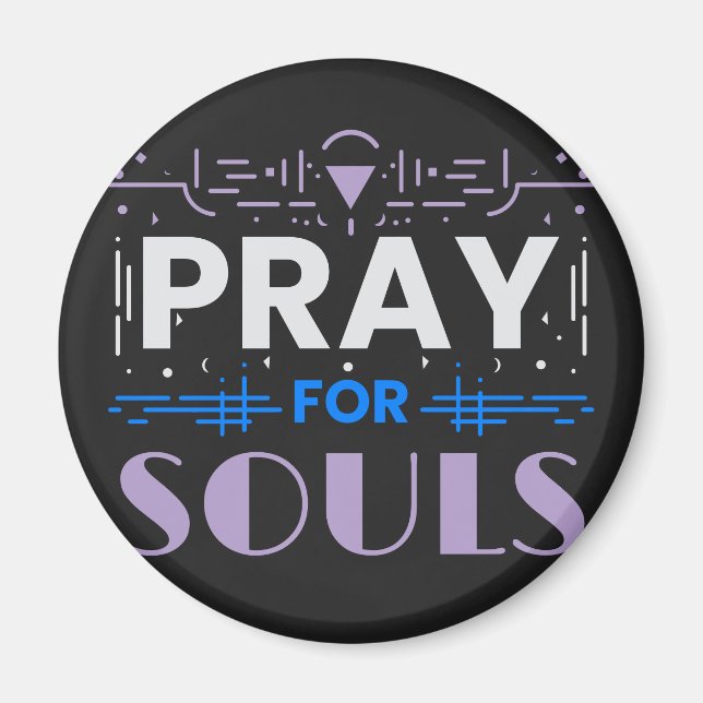 Pray for Souls Magnet (Front)