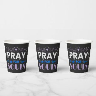 Pray for Souls Paper Cups