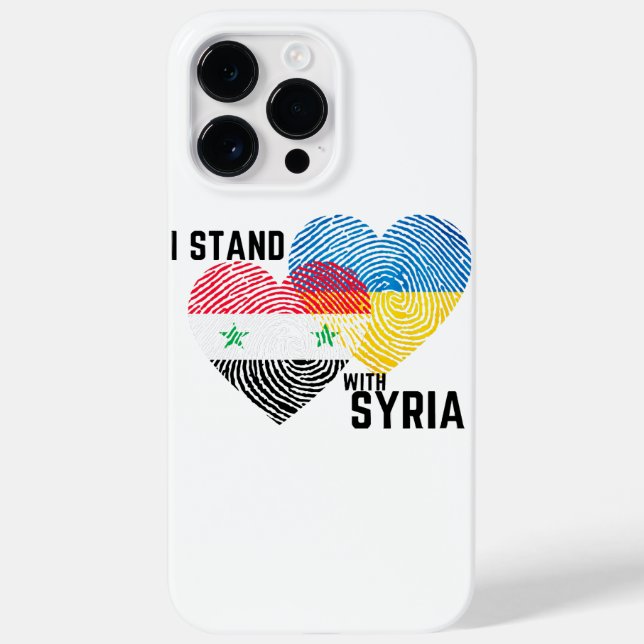 Pray for  Syria Case-Mate iPhone Case (Back)