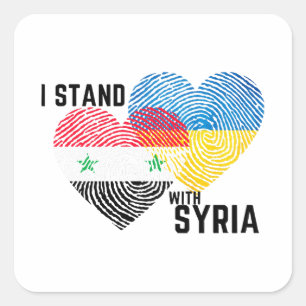 Pray for Syria Square Sticker