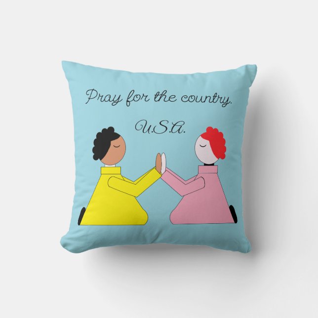 Pray for the Country Cushion (Front)