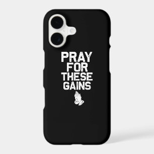Pray For These Gains Fitness Gym Motivational