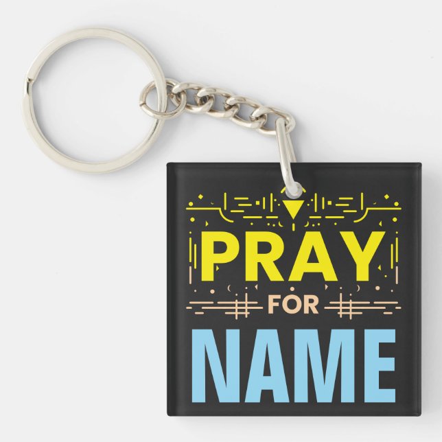Pray For: Together in Solidarity Key Ring (Front)