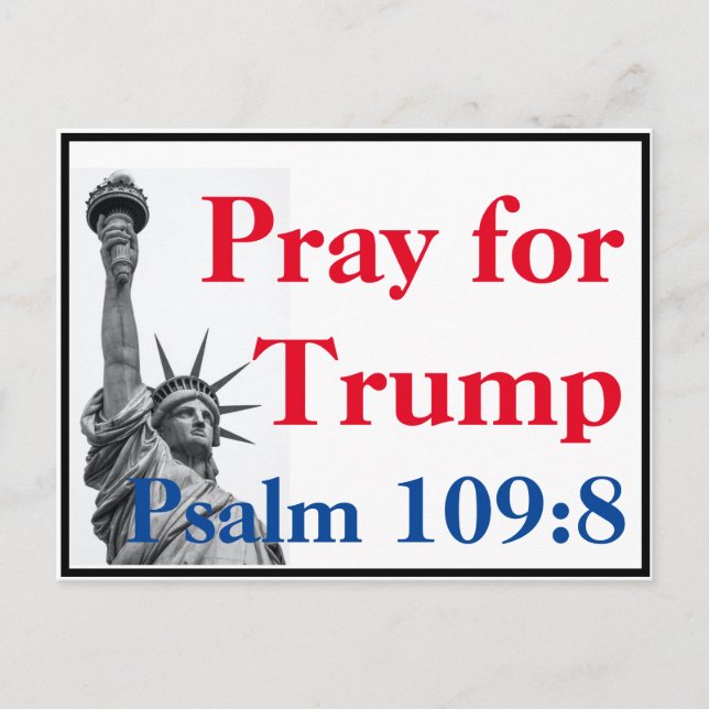 Pray for Trump postcard (Front)