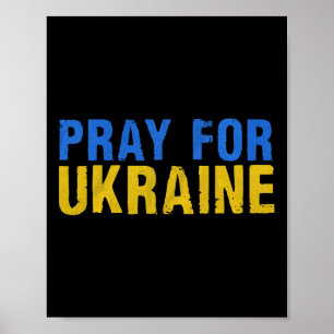 Pray For Ukraine I Stand With Ukraine Shirt Ukrain Poster