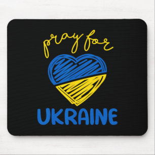 Pray For Ukraine - I Stand With Ukraine - Support Mouse Pad