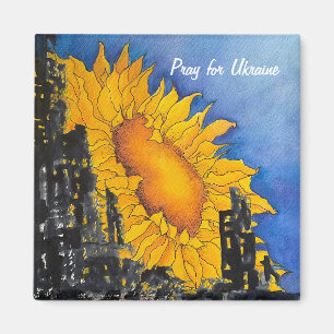 Pray for Ukraine Magnet