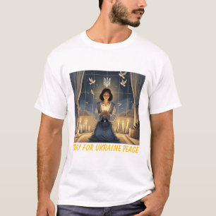 Pray for Ukraine Peace United24 t-shirt