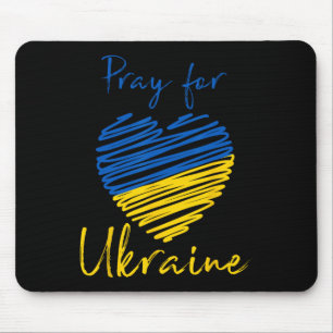 Pray For Ukraine Shirt Stand With Ukraine Support Mouse Pad