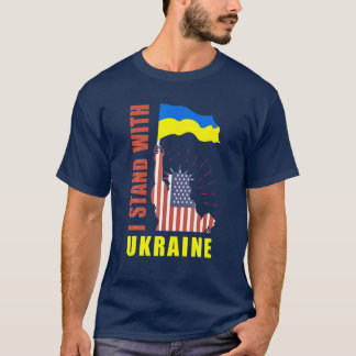Pray For Ukraine Ukrainians Ukrainian Slava Ukrain T-Shirt