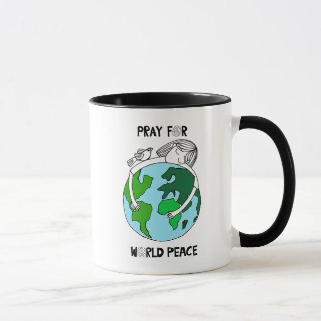 Pray For World Peace Mug (Right)