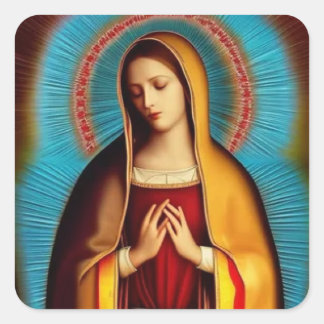 PRAY FOR WORLD PEACE  SQUARE STICKER