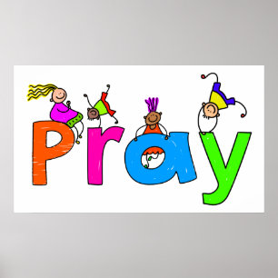 Pray Kids Poster