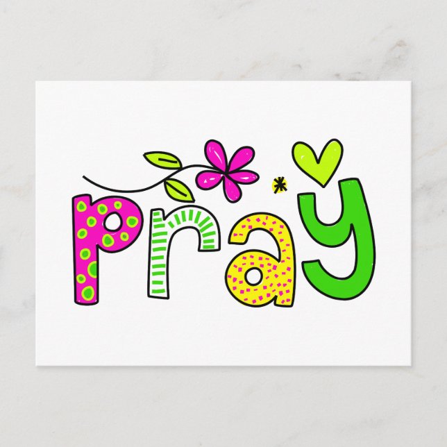 Pray Postcard (Front)