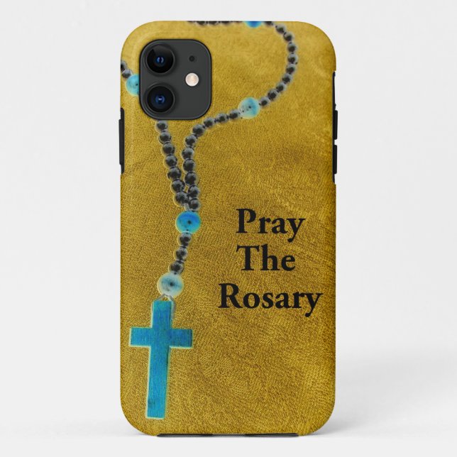 PRAY THE ROSARY Case-Mate iPhone CASE (Back)