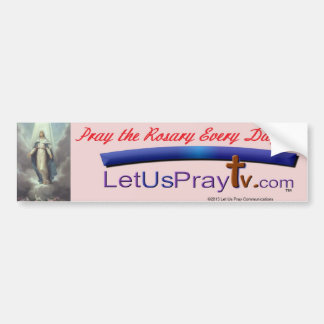 Pray the Rosay Every Day bmp3 Bumper Sticker