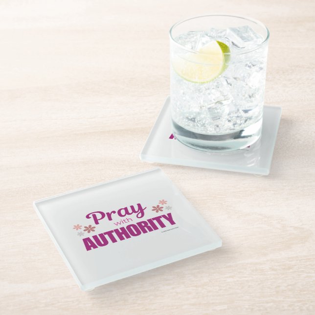 Pray with Authority Coasters (Angled)