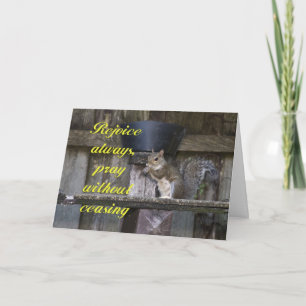 Pray Without Ceasing Thank You Card