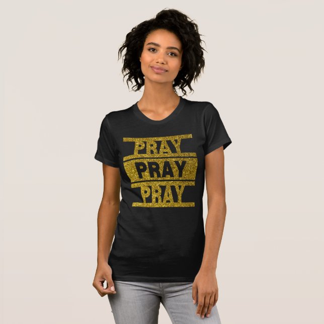 Pray Women's Christian T-Shirt (Front Full)