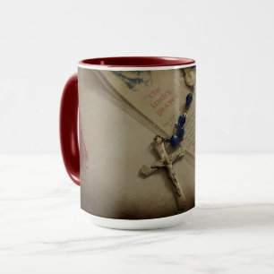 Prayer and Rosary Mug