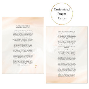 Prayer at Daybreak of Elder Sophrony Prayer Card