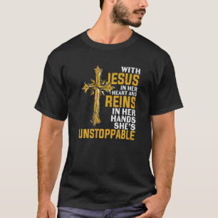 prayer bible Verse religious jesus in her heart T-Shirt
