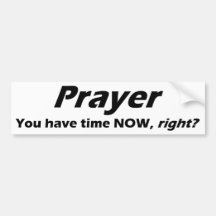 Prayer Bumper sticker!