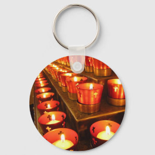 Prayer Candles Key Ring