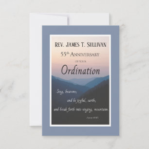 Prayer Card Name 55th Ordination Anniversary