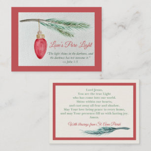 Prayer Card - Personalize - Season of Joy