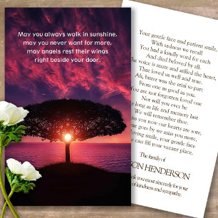 Prayer Cards   Amazing Sunset - Deluxe