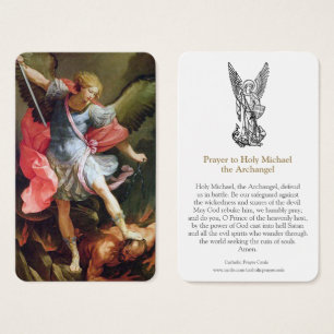 Prayer Cards   Archangel Michael