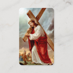 Prayer Cards   Carrying the Cross 010