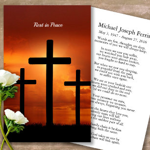 Prayer Cards   Crosses - Deluxe