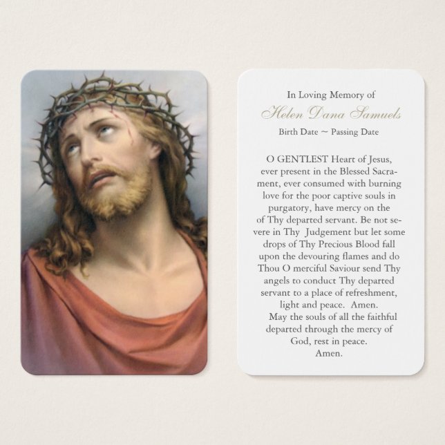 Prayer Cards | Crown of Thorns (Front & Back)