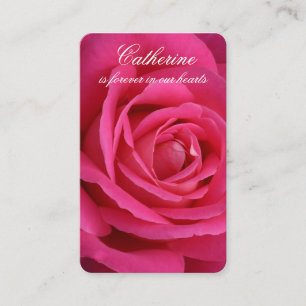 Prayer Cards   Deep Pink Rose