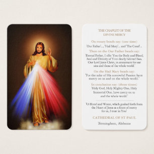 Prayer Cards   Divine Mercy Chaplet