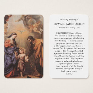 Prayer Cards   Feast of the Holy Family