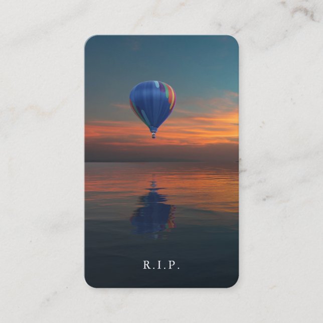 Prayer Cards | Hot Air Balloon Deluxe (Front)