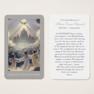 Prayer Cards   I Believe In The Holy Spirit