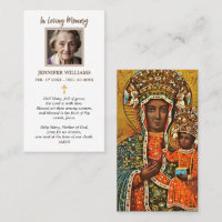 Prayer Cards I Madonna Icon Jasna Gora Czestochowa