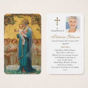 Prayer Cards   Madonna & Child