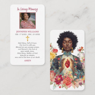 Prayer Cards Modern Immaculate Heart of Mary