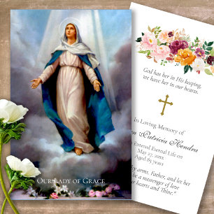 Prayer Cards Our Lady - Deluxe