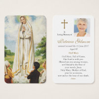 Prayer Cards | Our Lady of Fatima